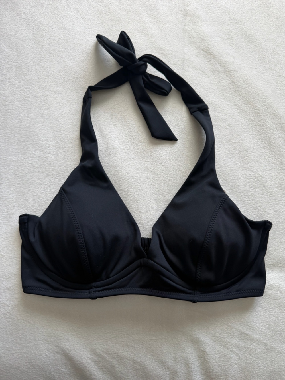 Athleta Black Halter Bikini Top